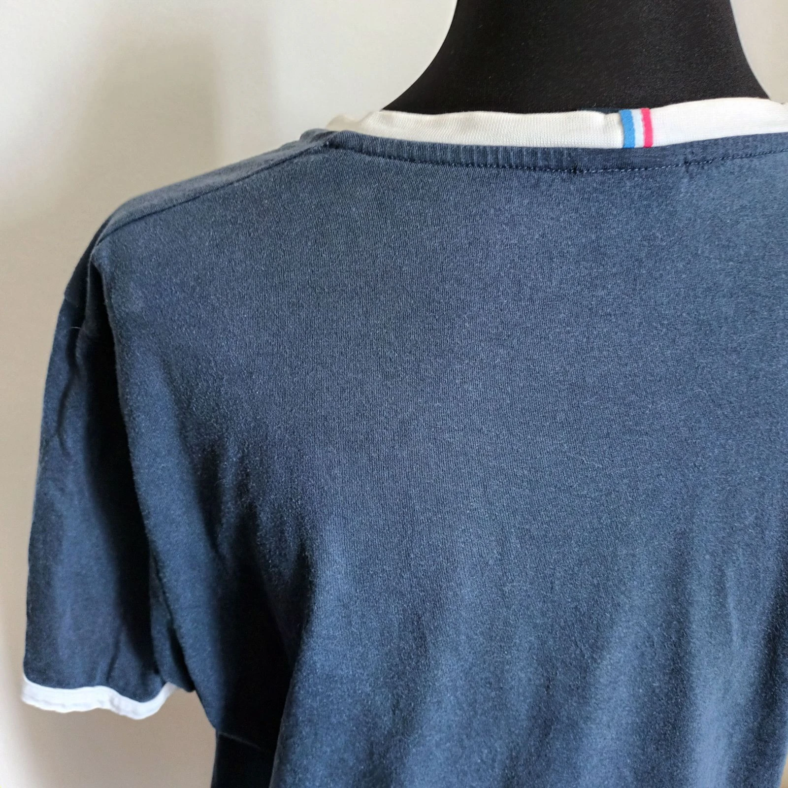 T-shirt XV de France Le Coq Sportif Maat L scheuren logo coq – photo 9